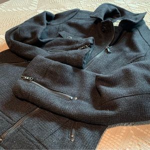 Ruff Hewn Wool Moto Style Jacket